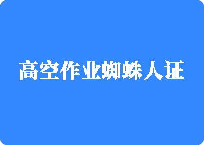 大鸡吧干B在线观看你懂的高空作业蜘蛛人证